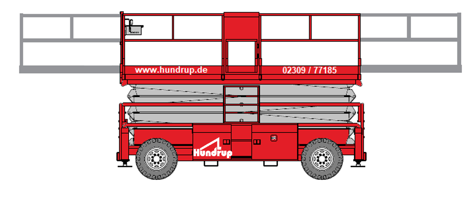 Scherenbuehnen-Personenlifte SJ9250RT für Ihre individuellen Einsatzzwecke